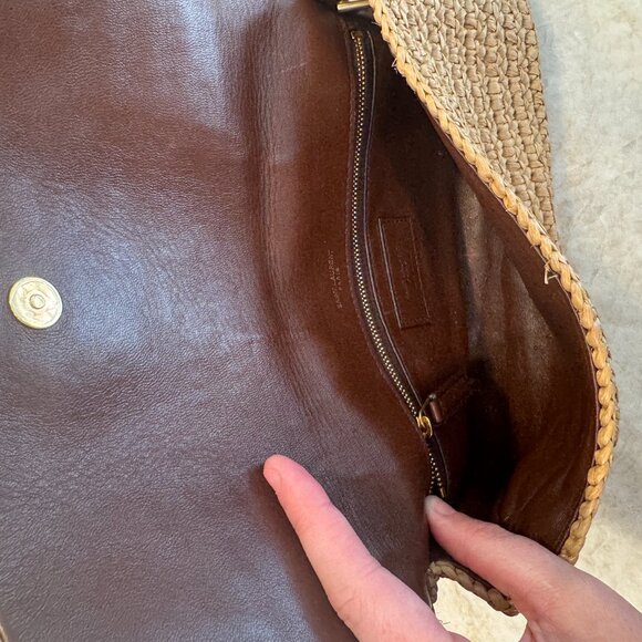 Saint Laurent Medium Kate 99 Tassel Flap Bag Woven Raffia - Picture 4 of 6